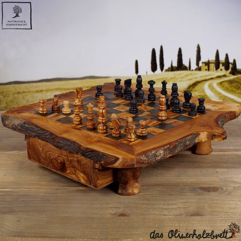 Schach mit Schachbrett vol.3 (3 verschiedene Größen)